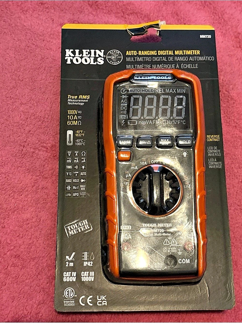 Klein Tools Auto-Ranging Digital Multimeter NWT